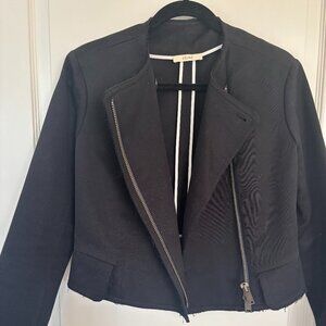 Celine Cotton Black Moto Jacket